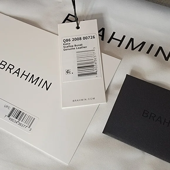 Brahmin Katie Scallop Bondi Iridescent Adjustable Crossbody Bag NWT - Picture 10 of 10